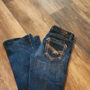 Wrangler ROCK 47 Ladies Blue Denim Jeans